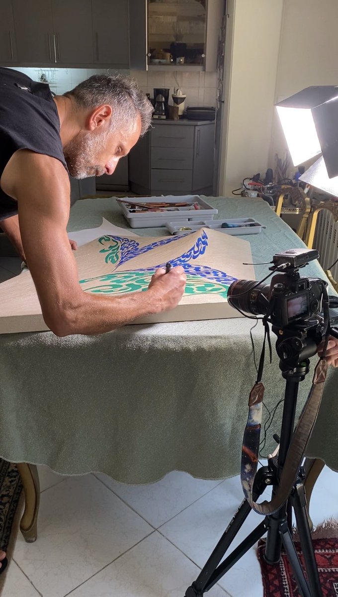 PShaafi's tweet photo. @artmonkeyme #peymanshaafi @OwningArt  shooting day https://t.co/aWy0rKtjdi