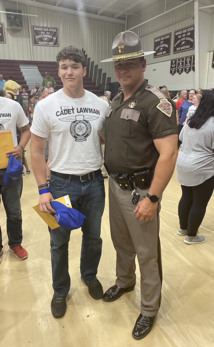 BrendanWilhelm2's tweet photo. Finished up OHP Cadet Lawman camp today with graduation!! Had a great experience and it was a hard week but very rewarding!! It reinforced my post college decision to become a OHP trooper!! https://t.co/9XQzi4nbrr