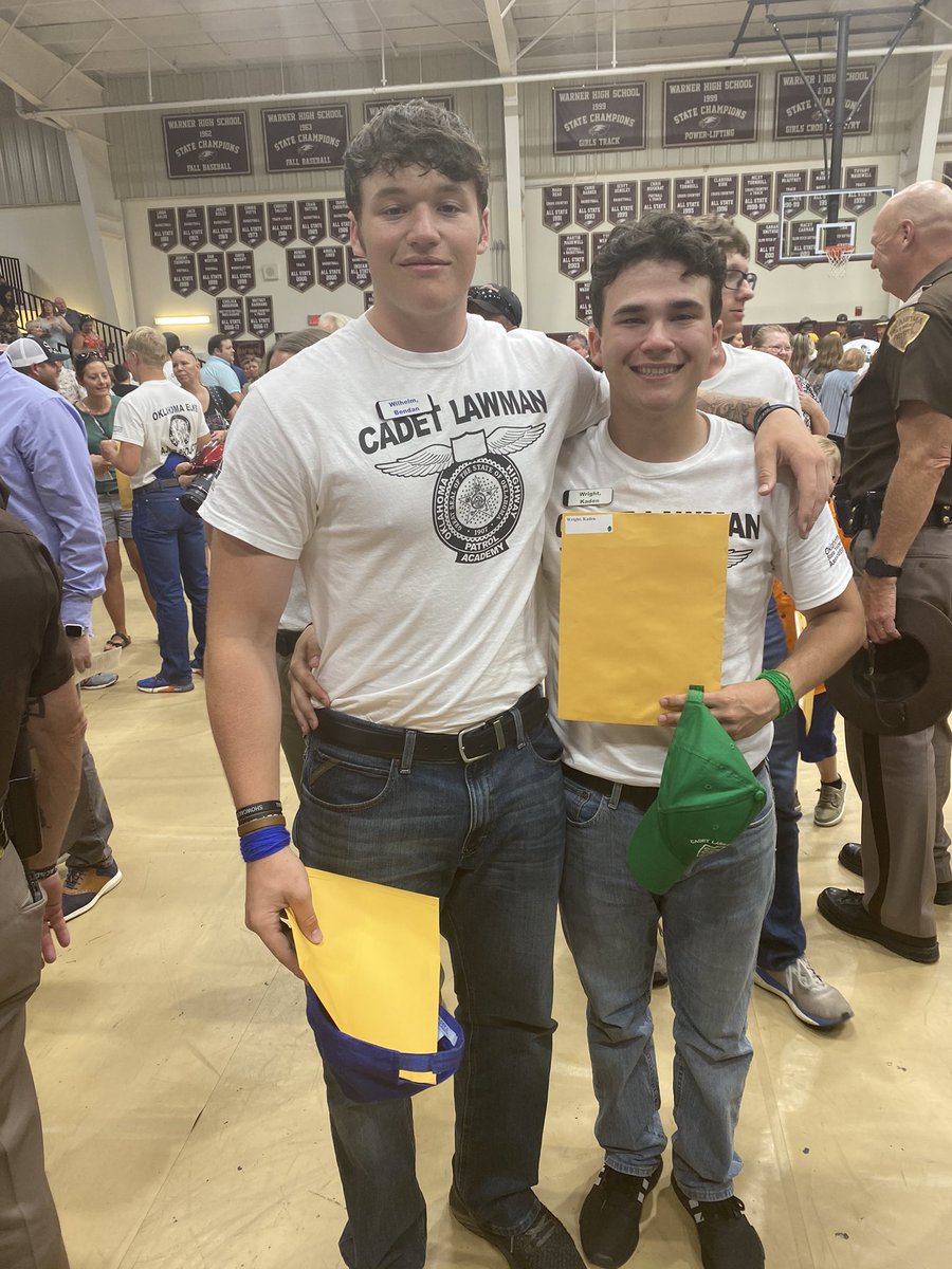 BrendanWilhelm2's tweet photo. Finished up OHP Cadet Lawman camp today with graduation!! Had a great experience and it was a hard week but very rewarding!! It reinforced my post college decision to become a OHP trooper!! https://t.co/9XQzi4nbrr