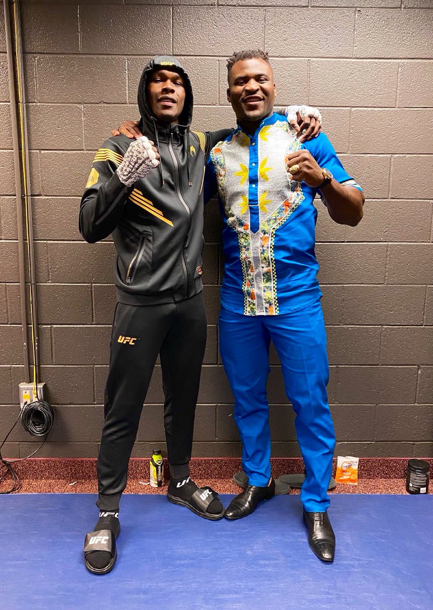 Let’s go my brother! 🤴🏿🌍

#ufc263 <a href="/stylebender/">Israel Adesanya</a>