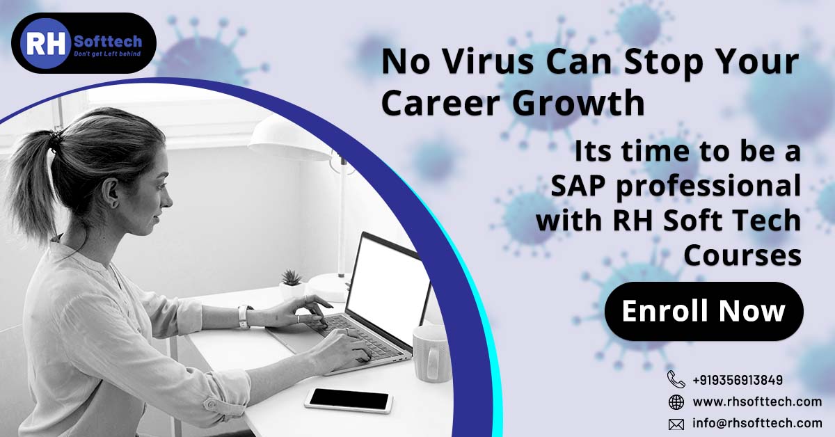 Don't let Corona Virus stop your career growth
Get enrolled to your favorite SAP Modules today
Call 9356913849 to book a free demo
#SAP #Modules #onlinecourses #training #SAPcourses