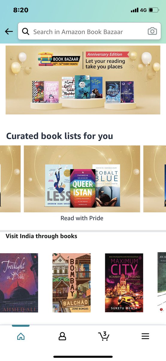 emptyhouseoflit's tweet photo. Congratulations @amazonIN on the anniversary edition of #AmazonBookBazaar 🥳♥️ such amazing curation 😍 

Readers, check it out now at https://t.co/LvoPoCGxkL https://t.co/gfgU8FaC7Y