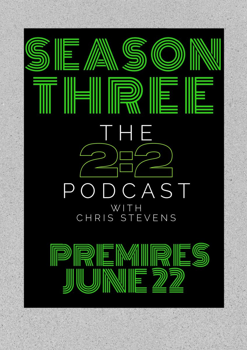 Two2Podcast's tweet image. BRACE YOURSELF!!! 

SEASON 3 OF THE @Two2Podcast DEBUTS IN JUST OVER A WEEK!!

SEASON 3 IS CERTAINLY GOING TO BE A SPECTACULAR SEASON THAY YOU DON’T WANT TO MISS!!!
