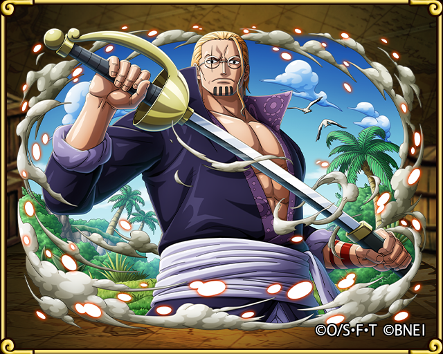 One Piece トレジャークルーズ على تويتر 海賊祭予告 6 14 12 00より海賊祭に新登場するのは ロジャー海賊団副船長 レイリー 奪い合いがすっかり プレゼント交換 詳細はアプリ内おしらせをチェック トレクル