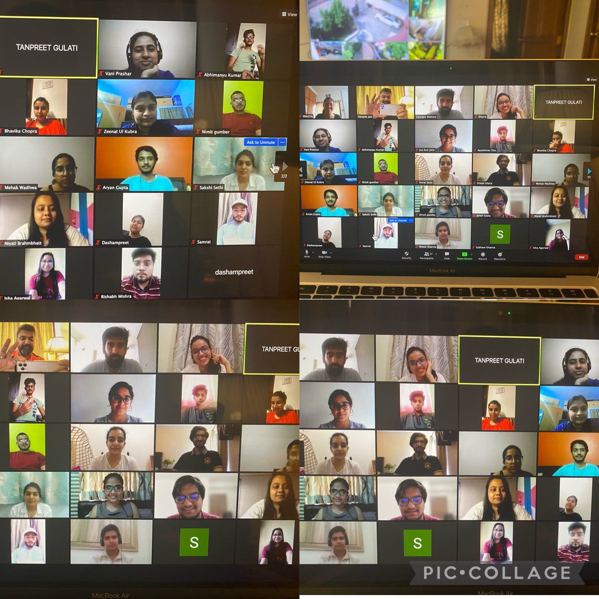 Different views of my office. #virtualoffice #workfromhome. #Lawstudents #associates from all over India #covid #pandemic times. Amazing talent!

Mutual learning!

Doing my part after about 20 yrs experience in litigation!

“Be so good they can’t ignore you” Steve Martin