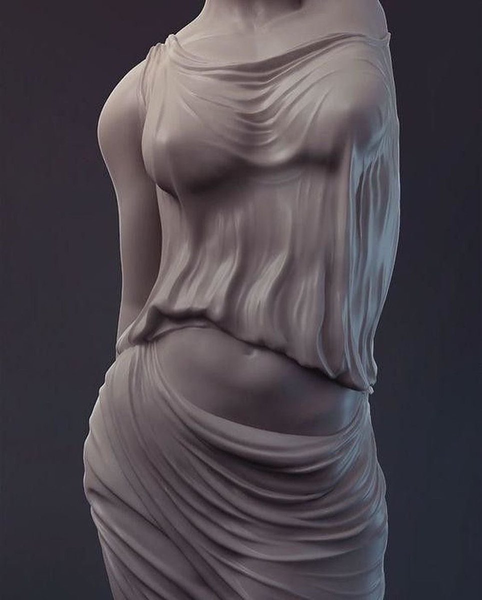 Cundo la piedra envuelve el cuerpo de mujer. #Escultura #Arte