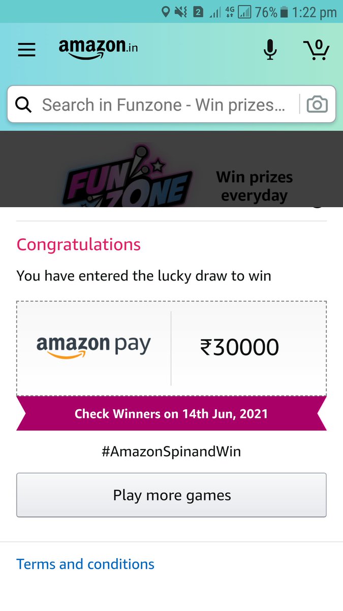 shahidaligour's tweet photo. #AmazonSpinandWin
#AmazonQuiz
#AmazonQuizAnswer
#QuizTime
#FunZone
#Amazon
#WheelOfFortune
@amazonIN
@amazon
@amazonpay
@shahidaligour https://t.co/DOf4ediUxZ