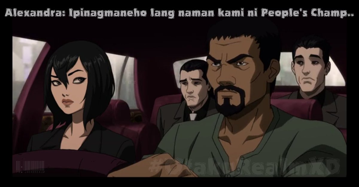 dnvrramos's tweet photo. Alexandra x Kambal ft. People's Champ 😆

#Netflix #TreseNetflix #Trese https://t.co/2a6WYacq0C