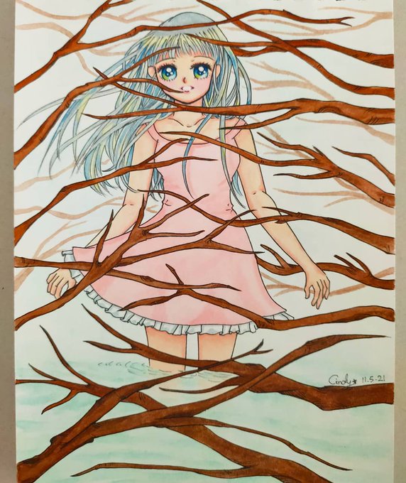アナログ絵を流してアナログ民を増やそうのtwitterイラスト検索結果