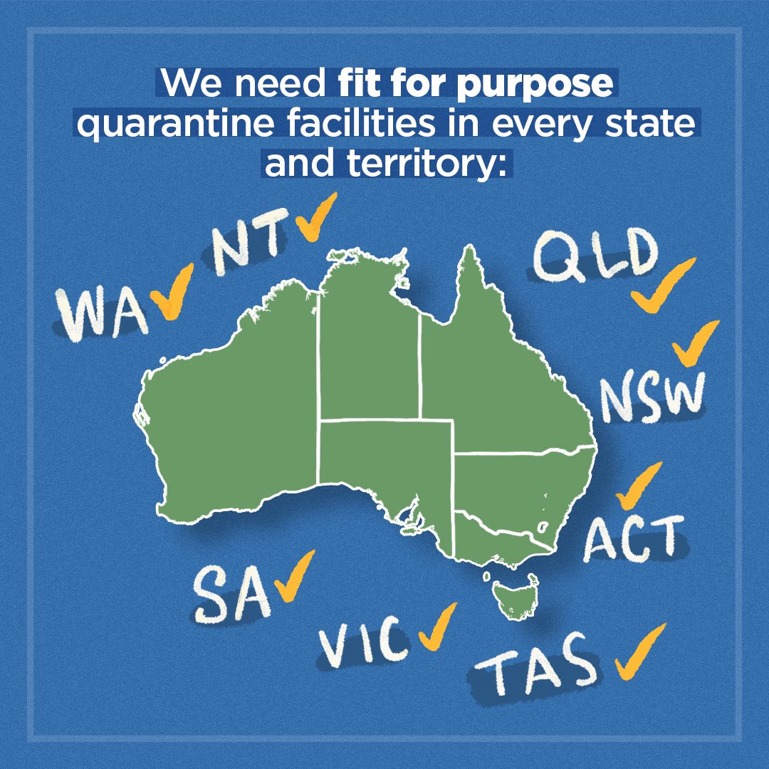 AlboMP's tweet photo. Parliament comes back next week. Labor will continue to call on the Morrison Government to build dedicated, fit for purpose quarantine facilities in every state and territory. https://t.co/nMsFoQsjMY