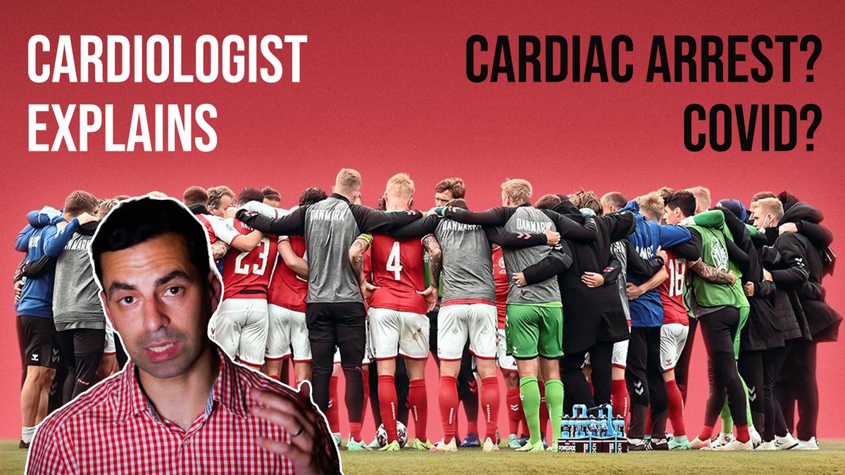 MedCrisis's tweet photo. It's obviously just a brief explanation of the issues surrounding Christian Eriksen's collapse:

What happened, is it common?
Why athletes' 🫀s are special
Why wasn’t this picked up in screening?
Related to COVID/vaccine?
What you can do if this happens

https://t.co/nmixarJ8wc https://t.co/4lbzwpsACY