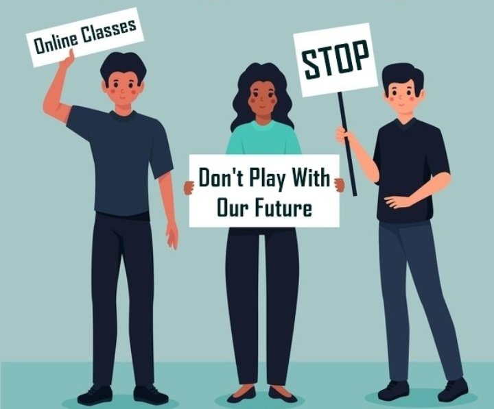 AliyanShaikh's tweet photo. Educational institutions are being run like corporations and businesses. They've resorted to treating students like customers.

#OpenSZABUL
#SayNoToOnlineClasses
@KTNNewsKE
@BBCBreaking
@arynewsud
@SAMAATV
@DunyaNews
@AJEnglish
@SaeedGhani1
@Shafqat_Mahmood https://t.co/01hN09w7yh
