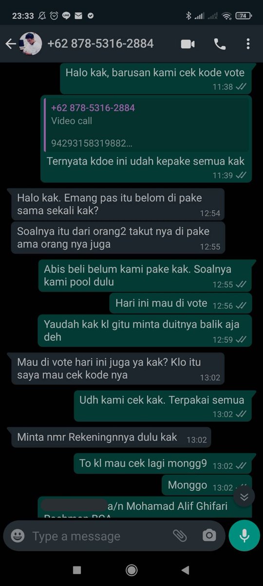 Hati2 untuk temen2 fanbase yang nyebarin rekeningnya karena bisa dipakai oleh pihak yg tidak bertanggung jawab

Gw dari tim Finland Miracle dihubungi <a href="/Yaksisanya/">Funny Valentine</a> dari tim SnM kalo mereka 26 Mei dapat transaksi vote yg sudah terpakai dibayarkan ke rekening dari tim Finland Miracle