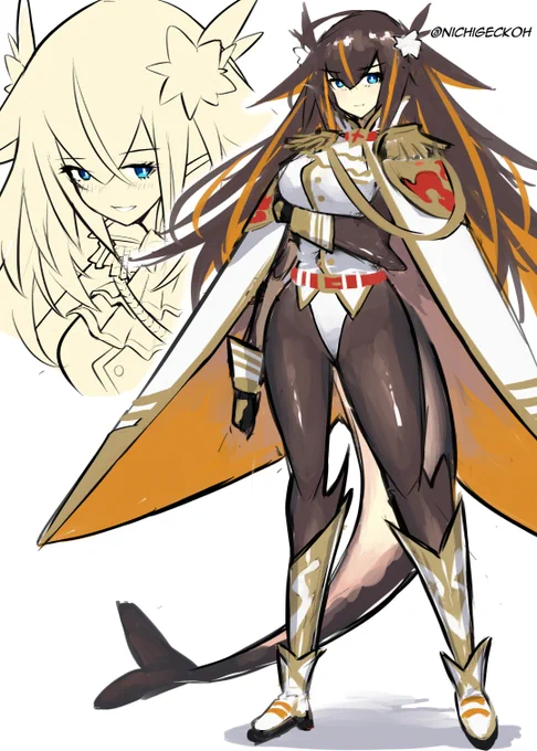 この魚人の女の子キャラも形になってきたな 