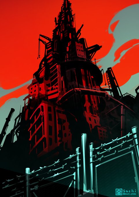 背景版深夜の真剣お絵描き60分一本勝負のtwitterイラスト作品