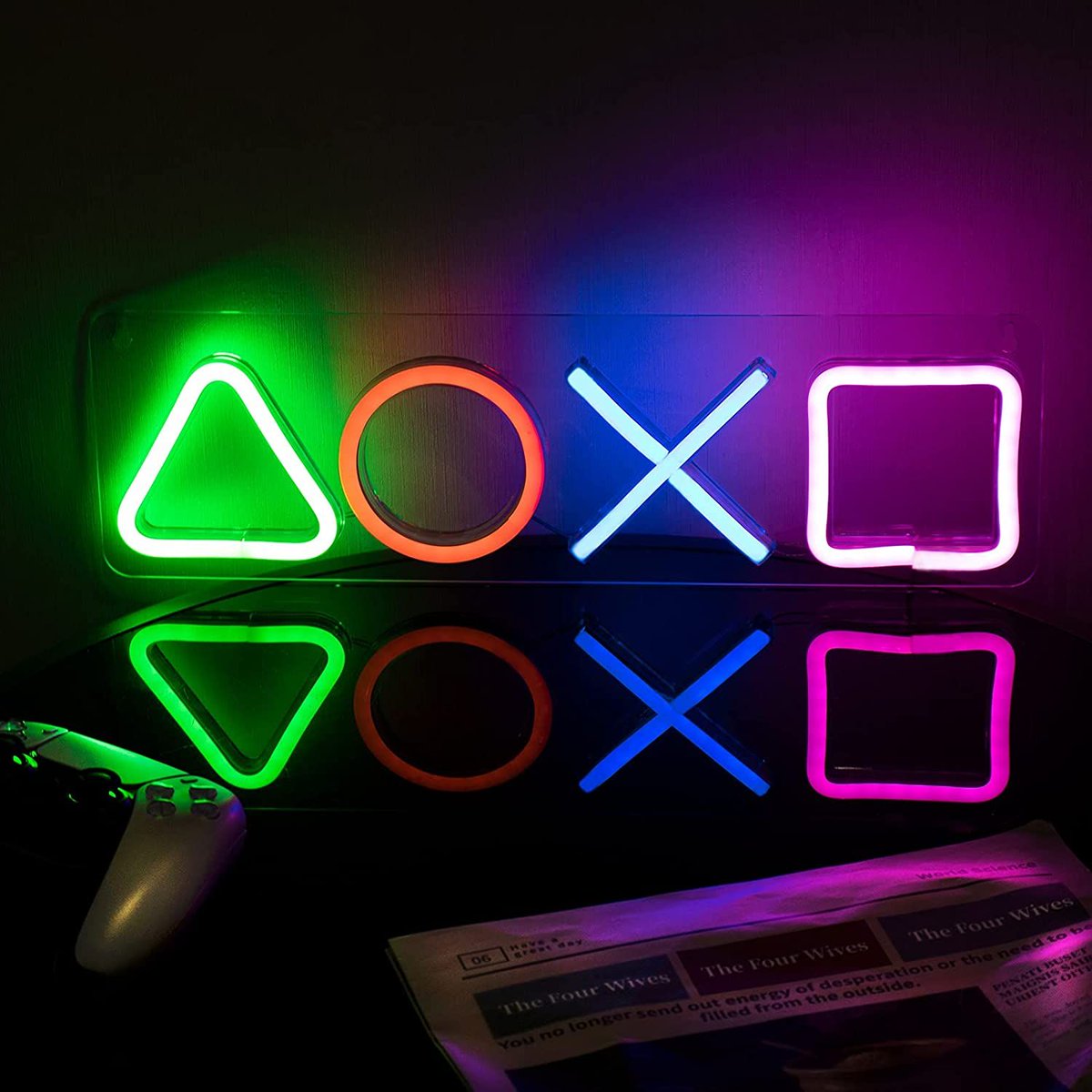 RT @FatKidDeals: Gaming Neon Sign for $27.99!
*Coupon on page

https://t.co/ThP7pAyiMy https://t.co/oKFsQLqxUL