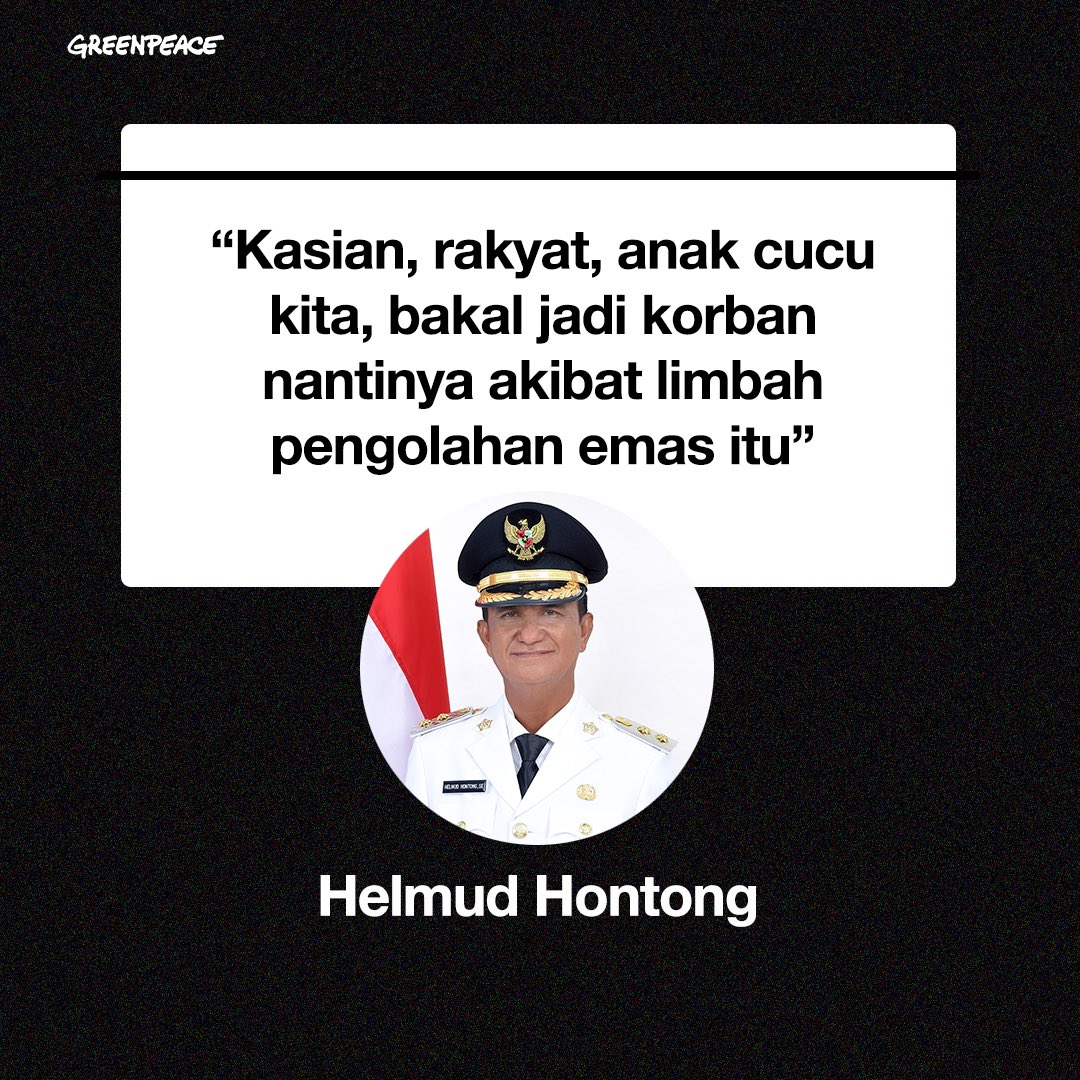 Selamat jalan Bapak Helmud Hontong, selamat beristirahat dengan tenang, biarkan kita semua melanjutkan perjuangan menyelamatkan Kepulauan Sangihe dari perusakan tambang.  Semoga Indonesia kedepan memiliki lebih banyak pemimpin baik seperti anda.  #SaveSangihe
