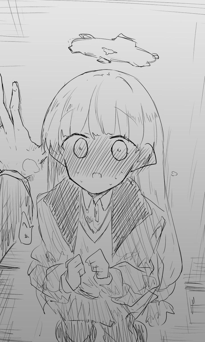 いつも先生監視してる癖に激近くなると固まりそうな女… 
