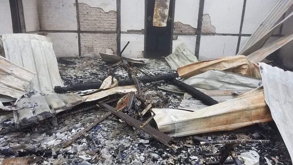 MyaSunshine2's tweet photo. How can we trust SAC will build better Democracy? They had destroyed this coffee bean mill in Chin State, second prize winner of Business Planning by DaNa Facility/UKaid. SME solar slides were destructed. They are destroying our developing country. @UN  Save Myanmar please. https://t.co/HfbmMeueJ9