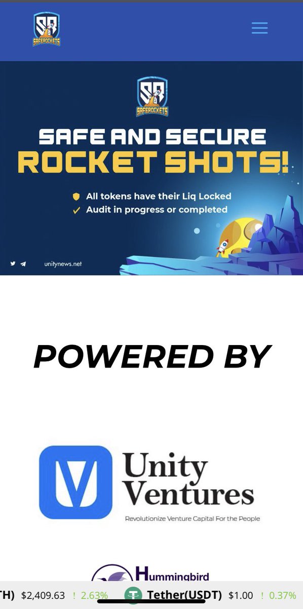 DEFIDASH_'s tweet image. While we wait for our large developments #RYIPAY and @Unityswap. We are excited to bring you our new fun site #Saferockets next week 🚀🎉

We have taken Token Voting to a whole new level!!

$RYIU $RYIP #BSC #NFTGATE #NFTcollection #BSCGems