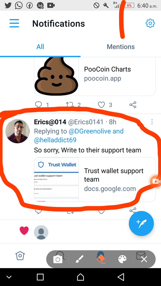 DGreenolive's tweet photo. @ChurchOfPumps  every, avoid this acc. They tried to scam me with it.
But they failed anyways. https://t.co/LUUJpyw7D8