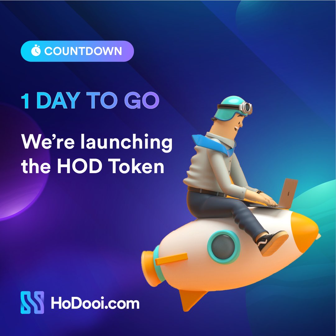 hodooi's tweet photo. $HOD Token Launch is ONE day away🚨

• Monday 14th June ⏰ 
• Available on @PancakeSwap 🥞 

#HOD #BNB   #BSC   #BTC   #Crypto #Launch https://t.co/XezYRcffMU