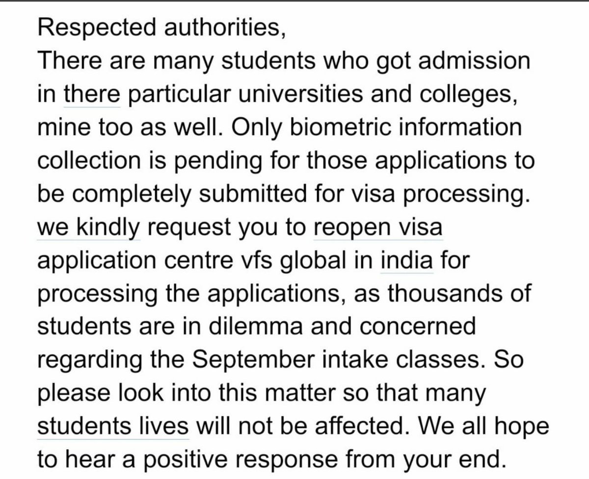 nimo_1725's tweet photo. @CanadainIndia @marcomendicino @MEAIndia @CanadianPM @JustinTrudeau @nadirypatel @EduMinOfIndia 
Please solve students issue. Why VFS services remain closed ? Almost everywhere in India, the cases are gradually decrease. Please Re-open services of VFS @VFSGlobal @vfsglobalcare https://t.co/Jsmqc6DgKB