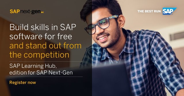 _christianwirth's tweet photo. Students of SAP University Alliances member institutions can now build SAP solution skills for free with the newly launched SAP Learning Hub, edition for SAP Next-Gen. #SAPLearningHub #SAPNextGen #SAPLearningForLife https://t.co/wYg0oKDyNw https://t.co/YVFn8tdUsb