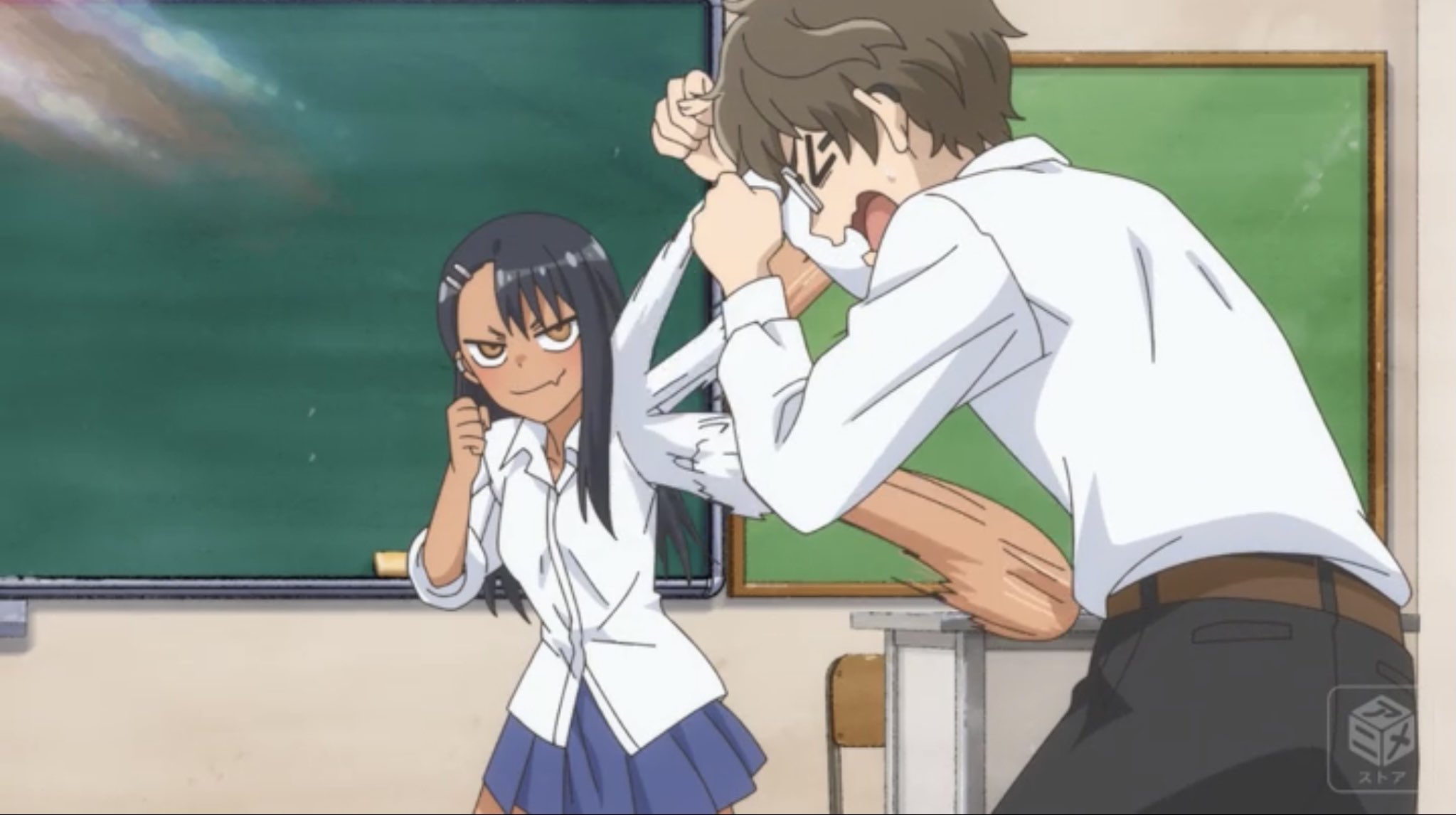 シャム郎ᗦ アニメ好き フリッカージャブを撃つ時だけ美少女になるタイプの 間柴了 さん はじめの一歩 イジらないで長瀞さん T Co Ajrgjgneoq Twitter