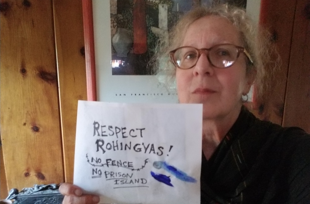 Supporting the Rohingya people, historic/actual citizens of Arakan/Burma/Myanmar who need their #LandRights restored. Refugees in Bangladesh should not be subjected to barbed wire fence nor endangered on prison island Bhasan Char. #RemoveTheFence <a href="/ProtectRohingya/">Protect The Rohingya</a> #Black4Rohingya