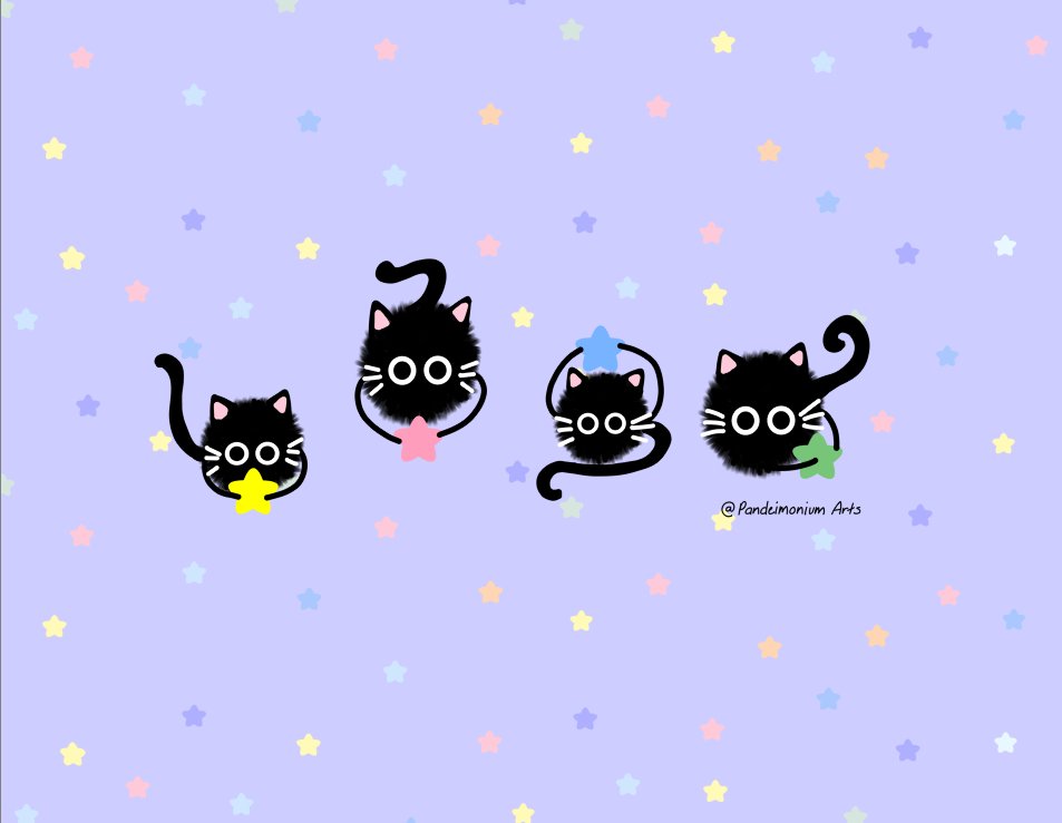 Pandeimonium's tweet photo. Cutest little purring puff-balls around.
I have the urge to make physical versions of these little cuties. How adorable would that be?!

#SootSprites #Sketches #Krita #Kitties #DisabledArtist https://t.co/VYm3K9o4eV