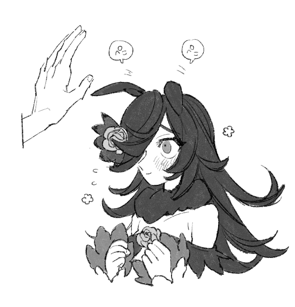 #軽い気持ちで描いたら思った以上に反響があった絵 描いて寝て起きたら「お名前/お噂はかねがね…!!」みたいな方々からもRTいいね貰えてて吃驚しました