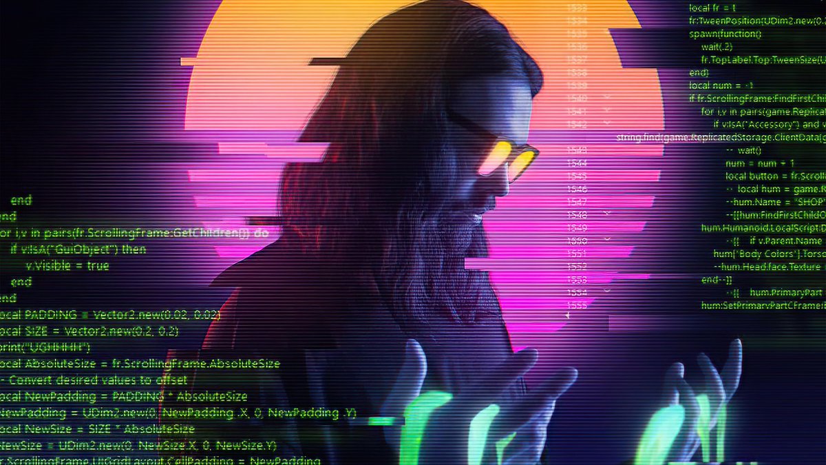 cyber #retrowave #programmer #programming #hack #hacker #Wallpaper  #Background #pikfree, image size:1200x675