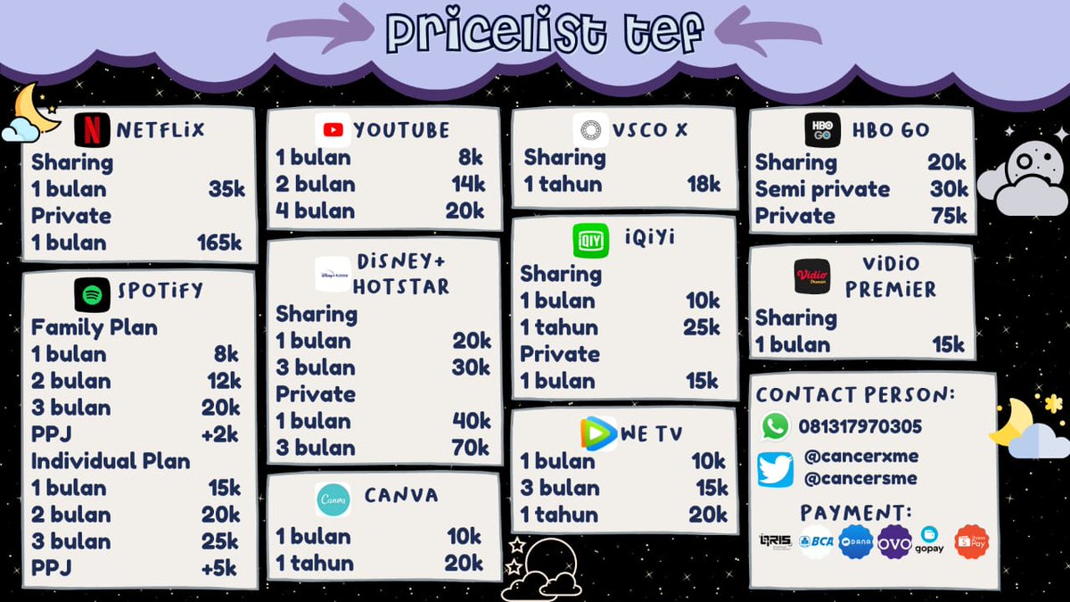 cari apa nih? netflix ya? ayo order di <a href="/cancersme/">Tef || PINDAH KE @CHANBGE</a> aja🥰

langsung proses yuk kak, jadi gausa nunggu lama lagi🥰🤙 100% trusted, legal, dan bergaransi!

fastresp via wa ya wa.me/6281317970305
