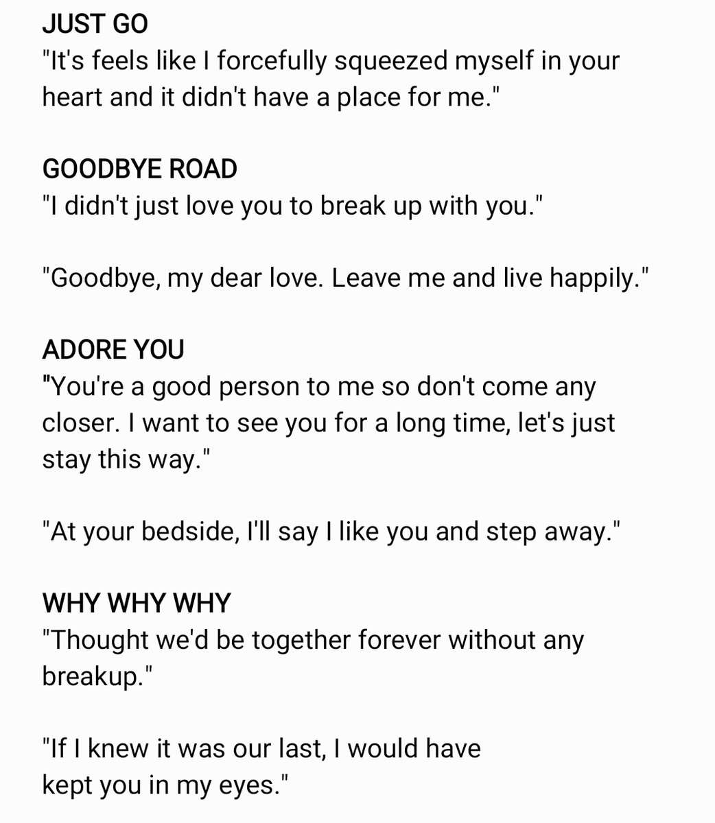 byul131konic's tweet photo. Some of iKON's saddest lyrics. Indeed kings/ masters of breakups and one-sided love. https://t.co/qZT3Q3QNz4