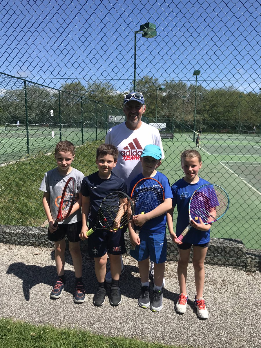 BodminTennis's tweet photo. @LTACompetitions National League 9u @AceNewquay Fab weather and tennis! Well done to Team Bodmin Oliver, Blake, George and Lerryn on a 2nd place finish. 🎾@better_cornwall https://t.co/sZXmDFw2Dw