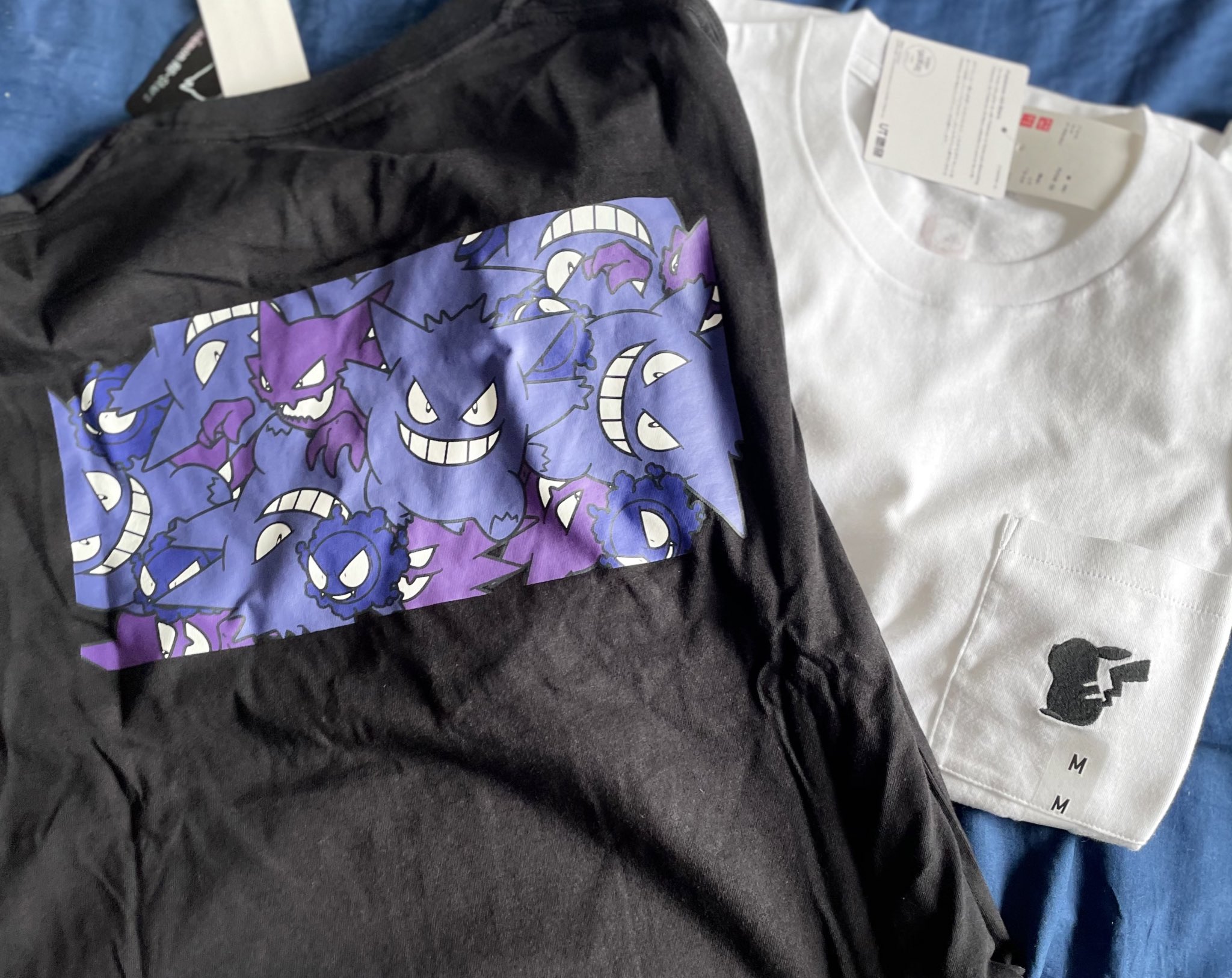 なな湖 ポケモンコラボのユニクロの服 買ってきた ゲンガーとか初代四天王ポケモンとか可愛くて良い感じ 写真撮るのへっっっったやなぁ T Co Klbffnepag Twitter