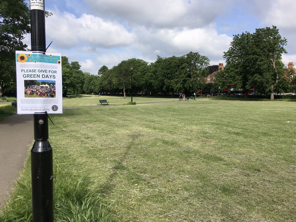 BedfordParkFest's tweet photo. Today @StMichaelsW4 should have been holding its Mass on the Green @churchofengland. To remind us what we’re missing (and saving!), and to help our charities @TheUpperRoom @WaterHarvest @WestLondonWelcome @StMichaelsW4, ‘Please Give for Green Days’ here: https://t.co/yeRTzj8opF https://t.co/Zbq4GGF52f
