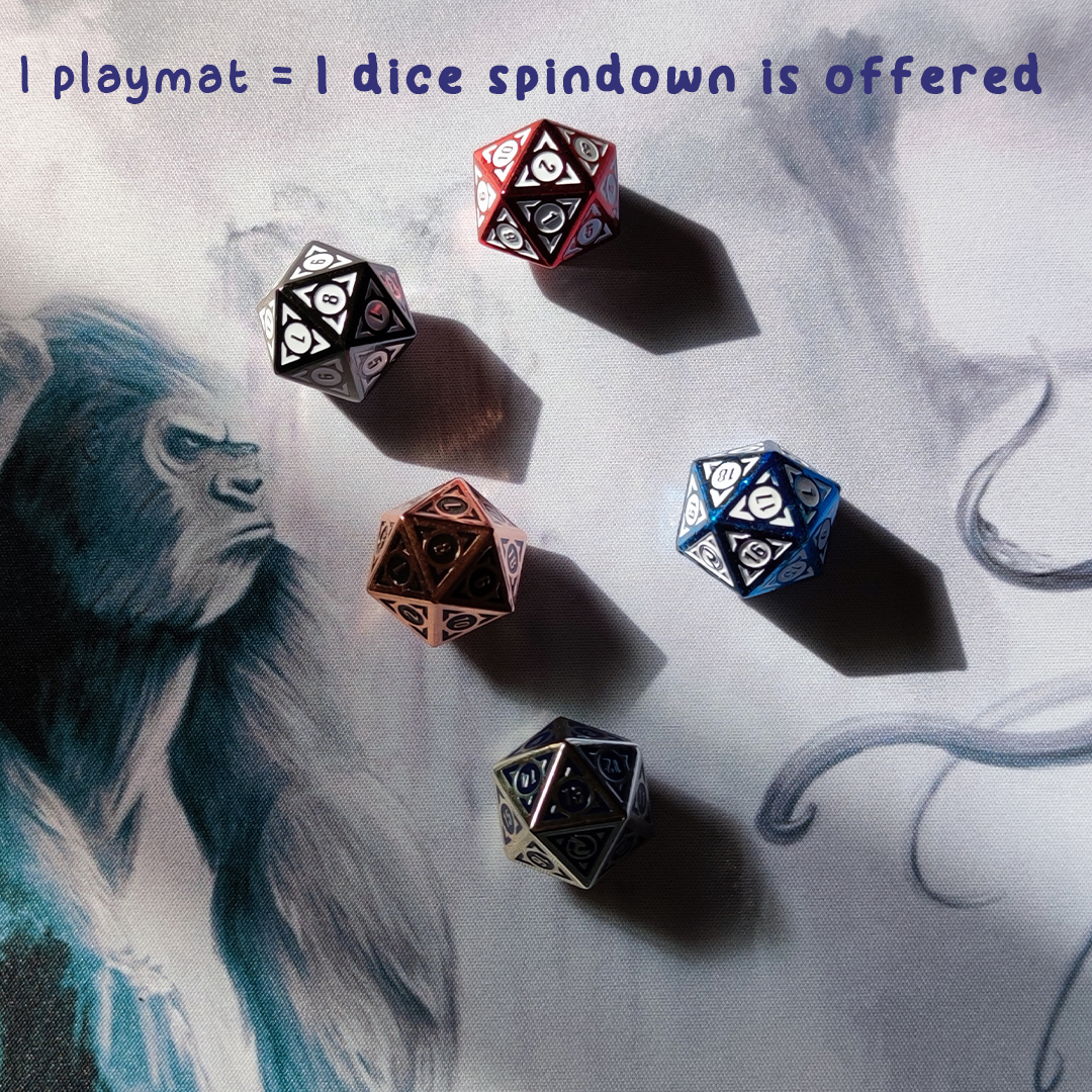 RepliquantT's tweet photo. La fête des Pères arrive, pour changer du collier de nouilles, on vous offre un dé métal compteur de points de vie pour tout tapis de jeu acheté.
La difficulté va être : quelle couleur de dés choisir jusqu'au 27 juin!
https://t.co/jxVJPEyEUw https://t.co/3YbLWdAuL0