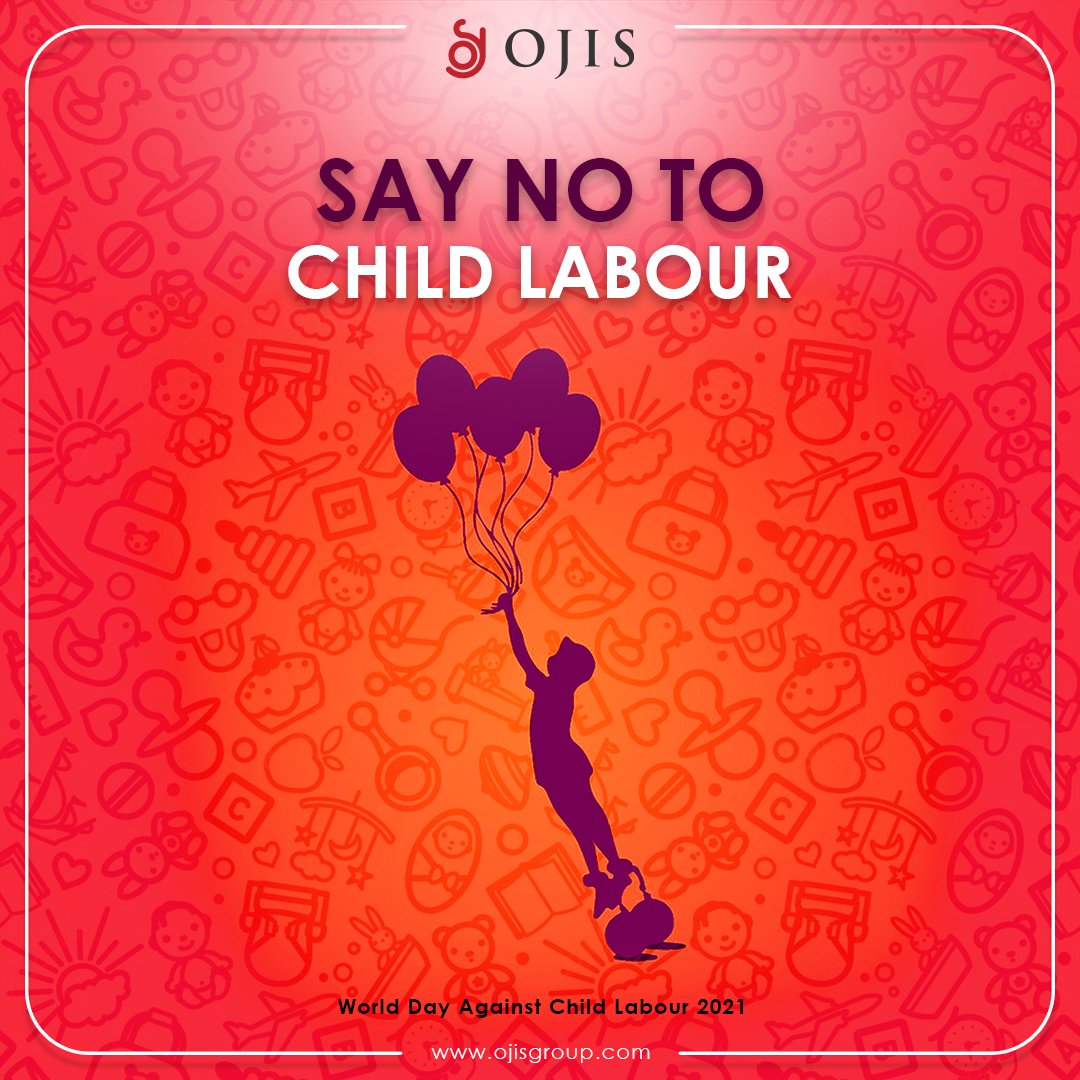 OjisGroup's tweet photo. #ojisgroup  #WorldDayAgainstChildLabour #WorldDayAgainstChildLabour2021  #ChildLabour #SayNotoChildLabour https://t.co/1eYqm0rKll