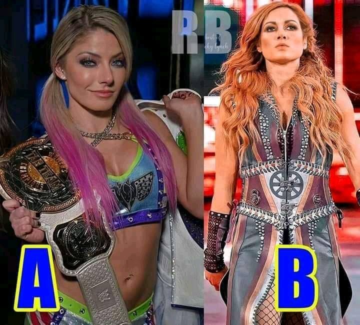 WWENewsUpdates2's tweet image. Alexa Bliss or Becky Lynch ❤️❤️❤️

#AlexaBliss #BeckyLynch #WWEDivas