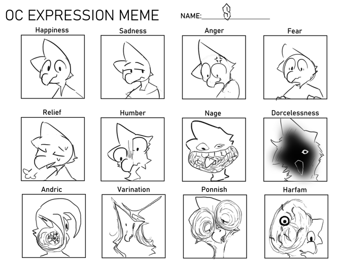 body horror /

Did that oc expression meme as warmup!!! kinda weird though 