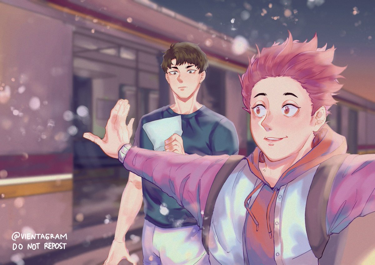 wait, where are they going to anyway?? 🧐🧐 #haikyuu #ハイキュー #ushiten