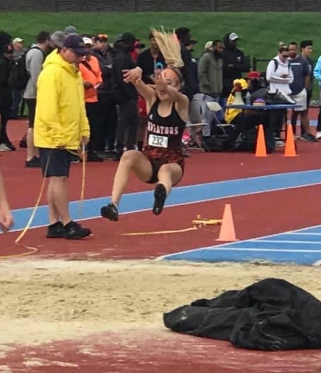 Congratulations Megan Napolitano (pole vault) and Lexy Samperi (long jump) on being state group champions in their respective events! Megan won the pole vault with a jump of 10” which is a Hasbrouck Heights High School record! Lexy won long jump with a jump of 16’-11.25”