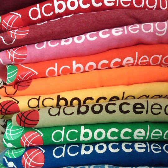 DCBocceLeague's tweet photo. Happy Pride everyone! Amazing to see the District back in full colors after the long quarantine. And stay tuned for some good news on bocce's return! #ColorfulDMV #DCPride #BocceLife #DCBocce https://t.co/juzSTAMpkk