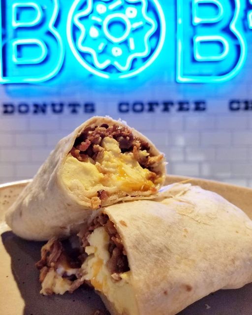 We'll take care of breakfast this AM... 🌯 #eatbobsdonuts #blackstonedistrict #bestbreakfastburritointown #bestbreakfastburritoinomaha