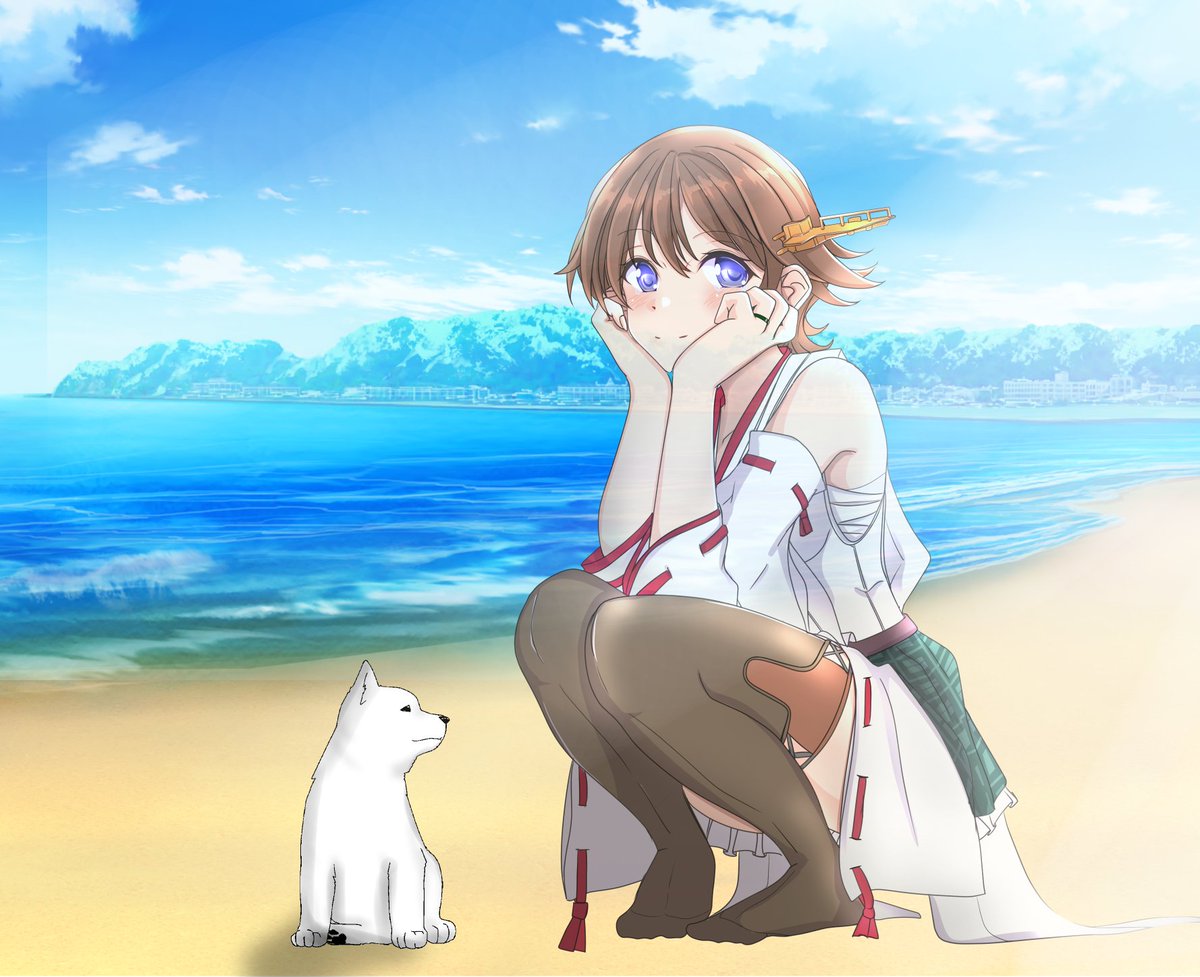sakamalh's tweet image. ほんとうに、静かな海です。