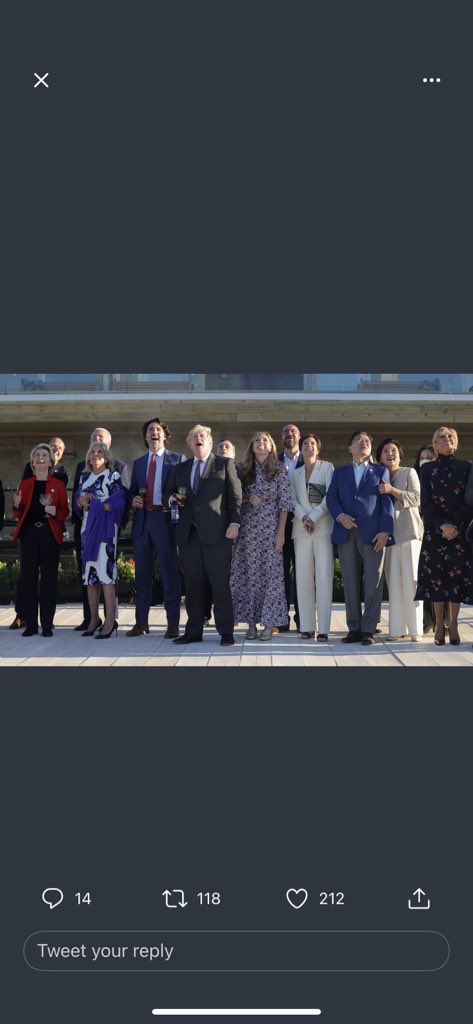 GillianMcKeith's tweet image. As if you need another reminder that you are being played. Clearly the G7 are telling us that social distancing is done and dusted. Over.  Finito.