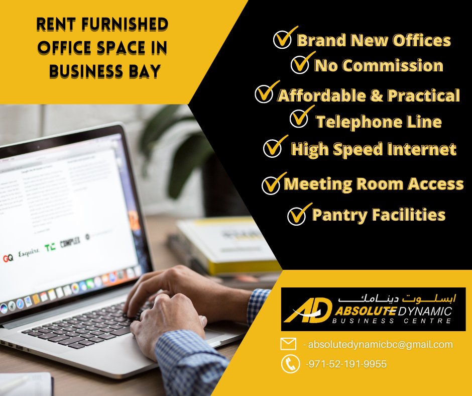 AbsoluteCentre's tweet photo. BRAND NEW FULLY FURNISHED OFFICE SPACE AVAILABLE IN BUSINESS BAY !
CO-WORKING SPACE 
PRIVATE OFFICES
MEETING ROOM
#uaebusiness #business #services #property #properties #realestate #PAYASYOUGO #OFFICESFORENT #licenses #mainland #uaeproperties #businessbay #uae #dubai #officespace https://t.co/TYQBK1NoMT