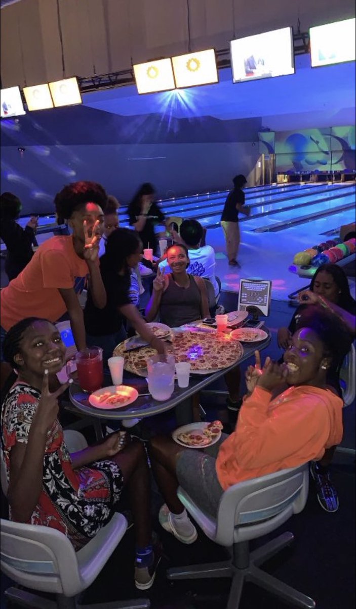 louisiana_u's tweet photo. LAU ‘26..Team bonding “pizza and bowling” MAYB Summer Kickoff Wichita Ks. #LAU #JFNF #UA #GUAA https://t.co/ek99xEHgRd